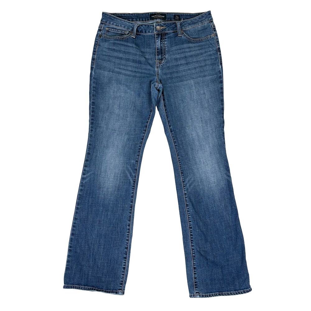 Lucky Brand Lolita Bootcut Jeans Womens 12 / 31 Regular Medium Wash Blue Stretch